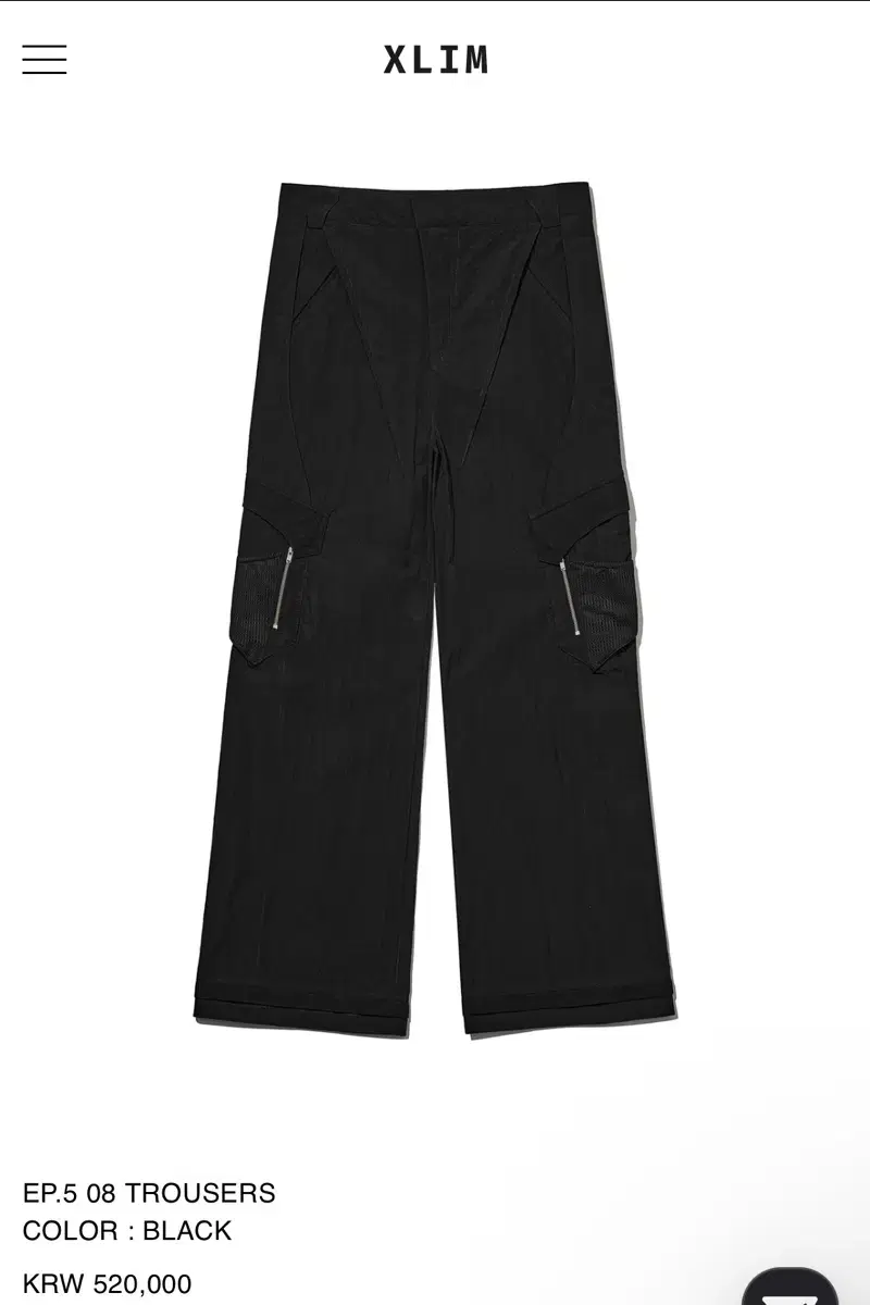 EP.5 08 TROUSERS COLOR : BLACK